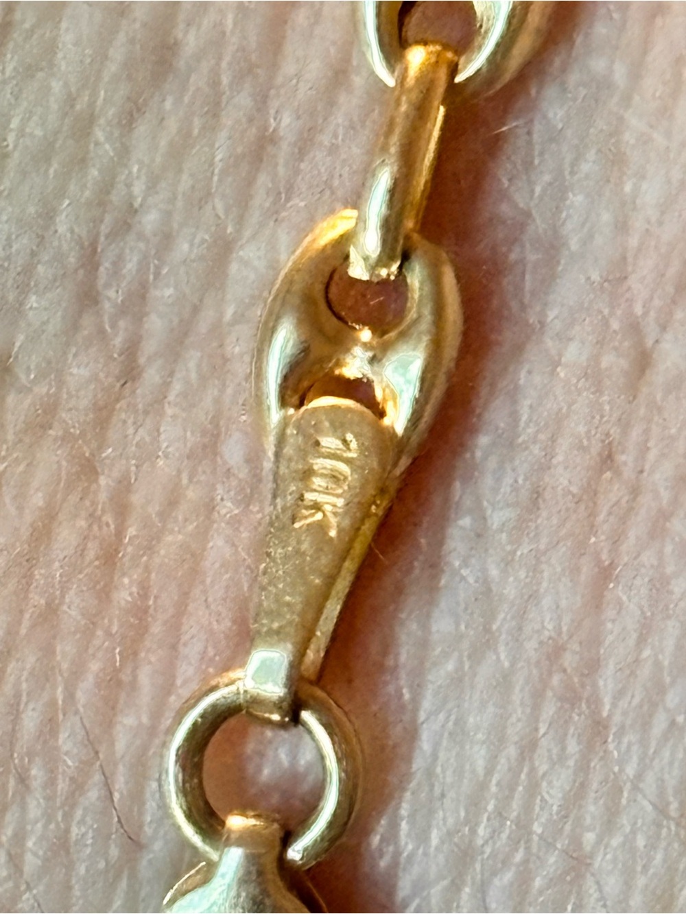 10k Yellow Gold 7” Gucci Puff Mariner Bracelet NEW Made in Italy - Picture 4 of 8
